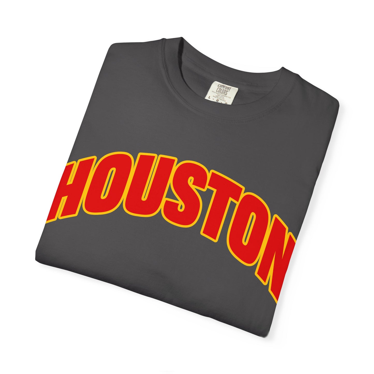 Throwback Houston Arch Logo T-Shirt (ketchup + mustard uniform)