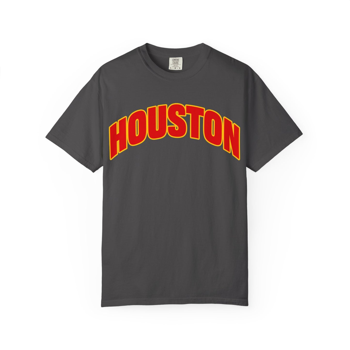 Throwback Houston Arch Logo T-Shirt (ketchup + mustard uniform)